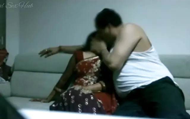 Hot Indian Maid and Malkin Double Teamed by Malik and Dost Desi Foursome Chudai with Hindi Dirty Talk