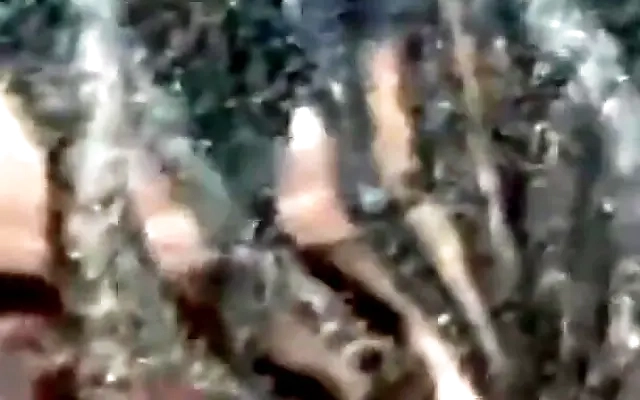 A MILF safada BlondeLiberal esgar&ccedil;ando as pregas num menage a trois com anal