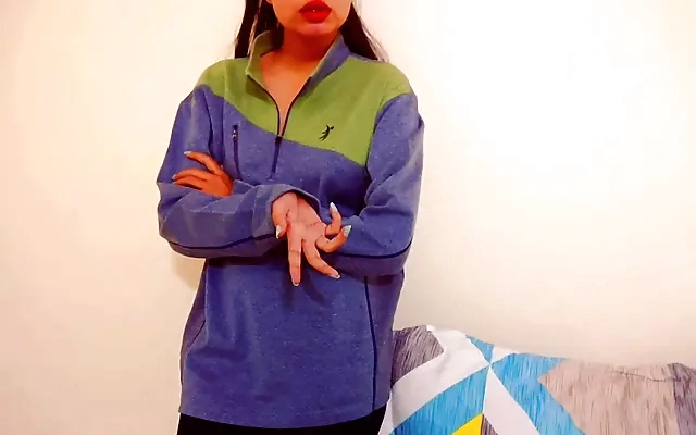 big ass indian bbw fucking anal sex during live show in doggystyle with hot moaning when big dick in big ass