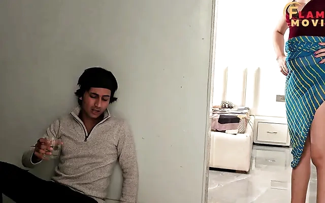 Desi xxx Sitting on the bed, she sucked his cock and took it inside her pussy. teen porn gets fucked super hard