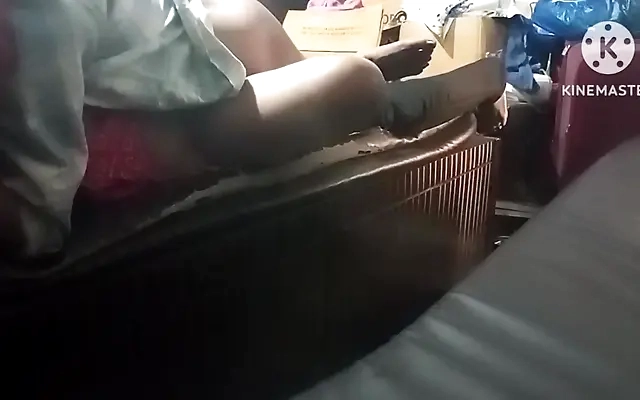Step Dad Catches The Step Daughter With Another Guy!