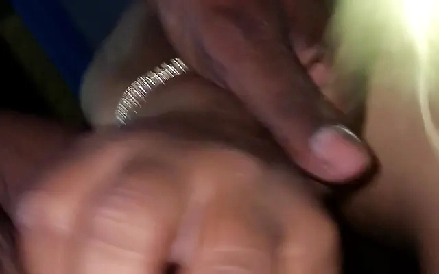 Indian hairy pussy and navel rubbing moaning with stranger
